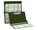 WhiteCoat Clipboard® - Army Green Ovarian/Adnexal Sonography Edition